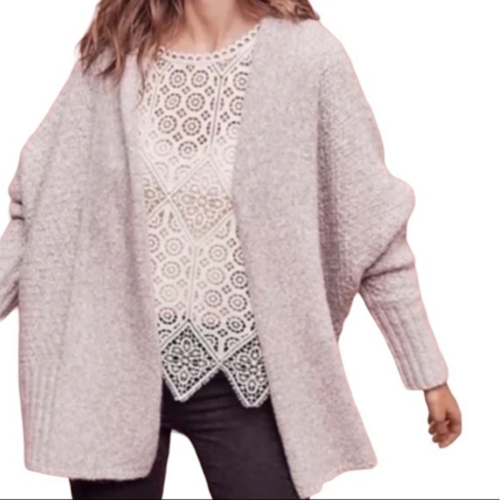 Angel of the North Anthropologie Chauvet Open Front Cardigan Sweater Size XS